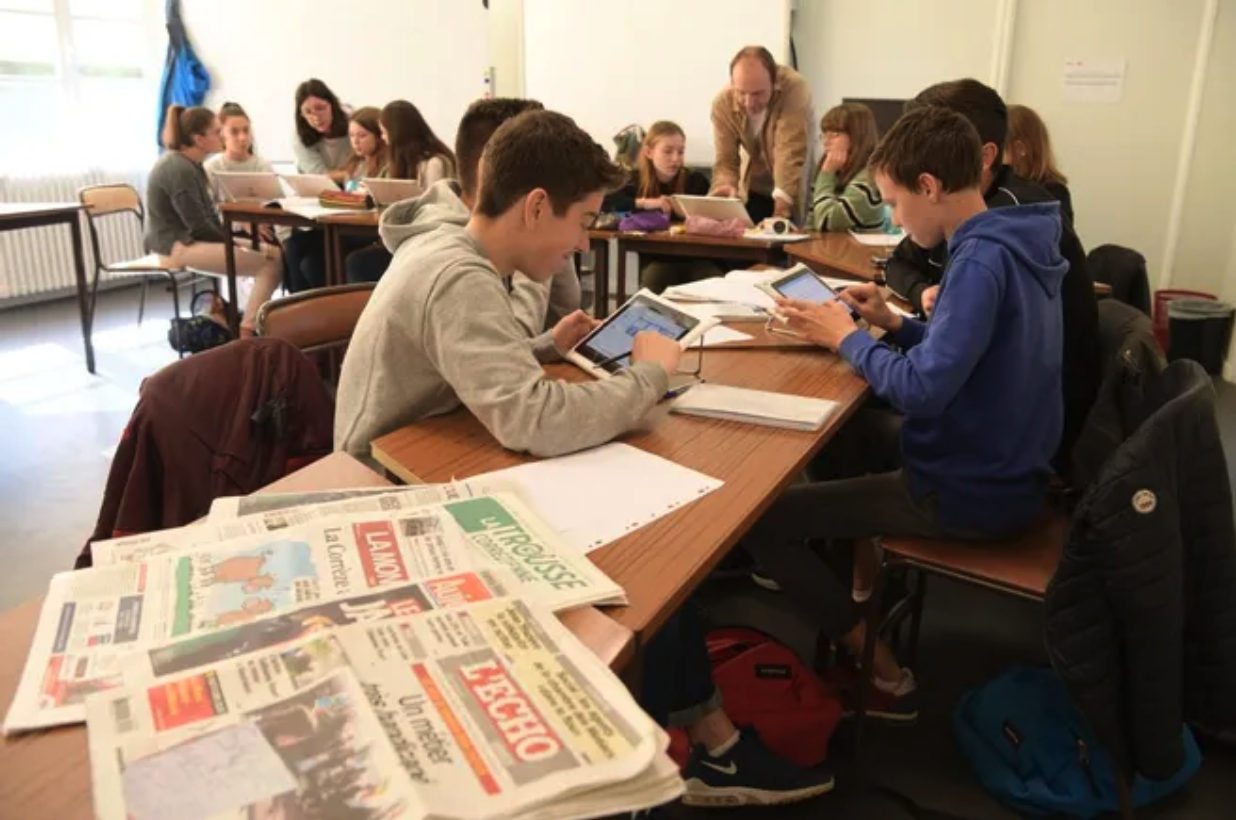La Semaine de la presse à l'école débute en avance dans l'académie de Clermont-Ferrand - 20.03.2023 - LA MONTAGNE